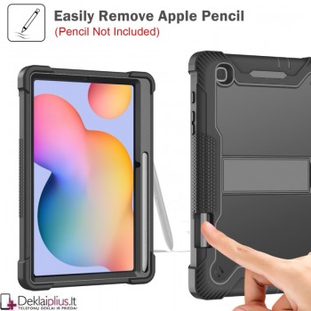 Smūgiams atsparus dėklas planšetei - su kojele (Samsung Tab S6 Lite 10.4 (P610/P615)-S6 Lite 2022 (P613/P619)-Tab S6 Lite 2024 (P625/SM-P620NZAAEUE) Smūgiams atsparus dėklas planšetei - su kojele (Samsung Tab S6 Lite 10.4 (P610/P615)-S6 Lite 2022 (P613/P619)-Tab S6 Lite 2024 (P625/SM-P620NZAAEUE)